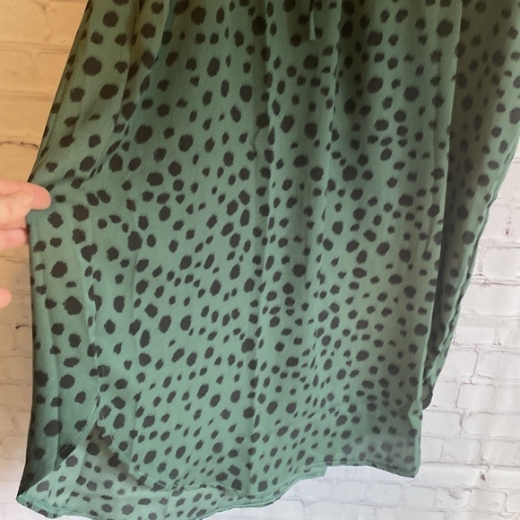 Beachsissi Green & Black Beach Swim Coverup Dress Size L - Picture 6 of 11